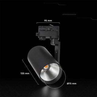Oprawa szynosystem 3F V-TAC 20W LED CREE CHIP 20st czarna VT-11122 4000K 1620lm 6 lat gwarancji