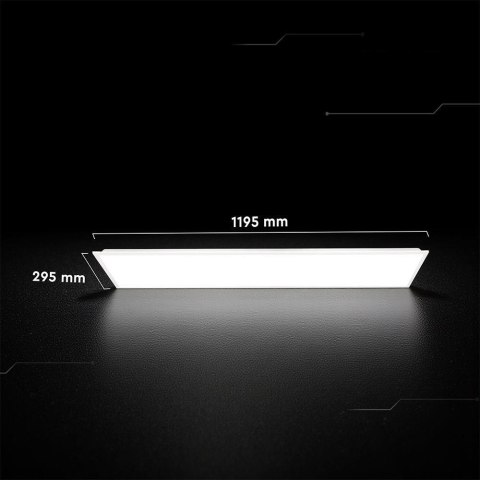 Pannello LED Chip CREE 40W 120LM/W da Incasso 1300x300mm Driver Incluso 4000K