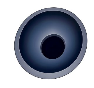 Plafon COCO 60 cm niebieski LED Light Prestige