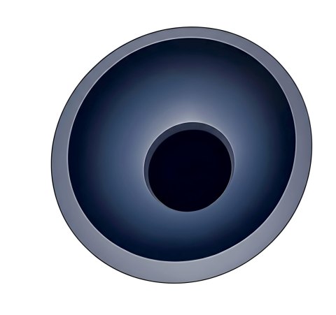 Plafon COCO 60 cm niebieski LED Light Prestige