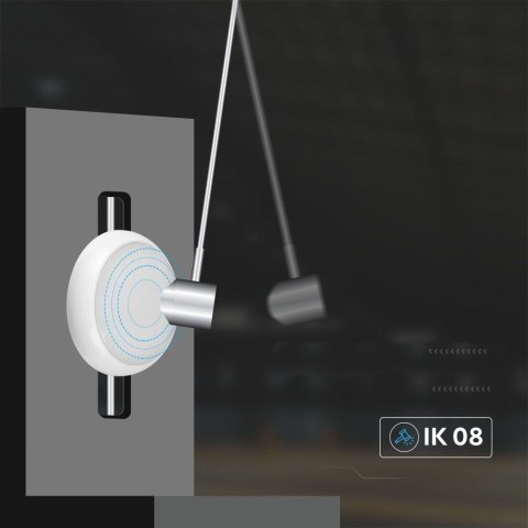 Plafon LED V-TAC czujnik/CCT/awaria 3godziny 8W/16W/20W CREE CHIP IP65 IK08 VT-8633 3000K-4000K-6400K 2700lm 3 lata gwarancji
