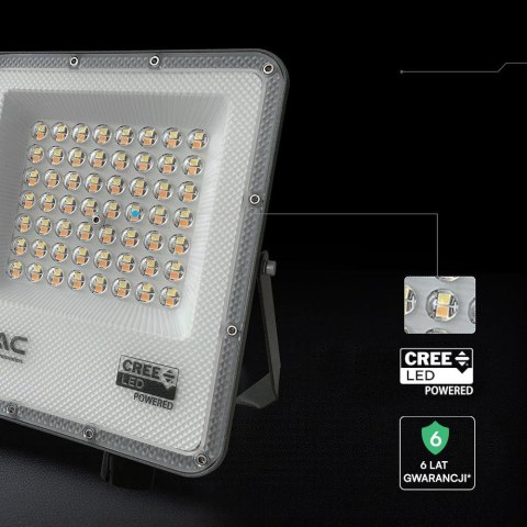 Projektor LED V-TAC CREE CHIP 50W LED 3w1 CCT 135Lm/W VT-44058CCT 3000K-4000K-6500K 4000lm 6 lat gwarancji