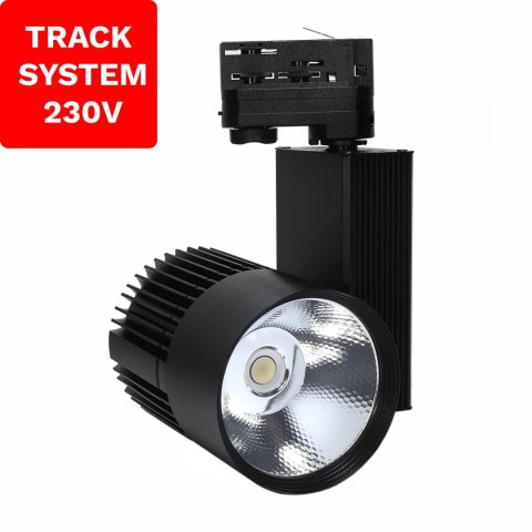 Reflektor Szynowy DD-03 30W 4000K Czarny