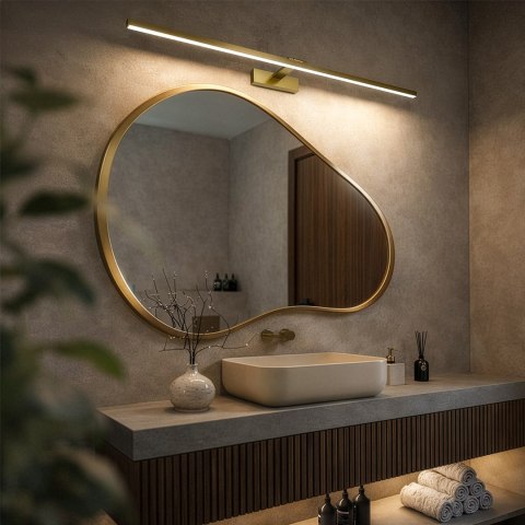 Kinkiet LED łazienkowy 90cm 18W UNO-BH-009 4000K złoty