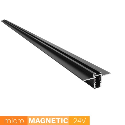 Szyna Magnetyczna podtynkowa UT5-D Micro Magnetic 200cm czarna