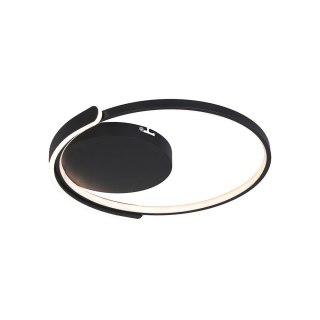 Oprawa sufitowa V-TAC 50W LED 495x480mm ściemnialna czarna pilot CCT VT-84025RD 3000K-4000K-6500K 4000lm