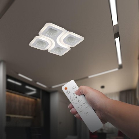 Oprawa sufitowa V-TAC 70W LED 50x50cm ściemnialna biała pilot CCT VT-84035 3000K-6500K 5600lm