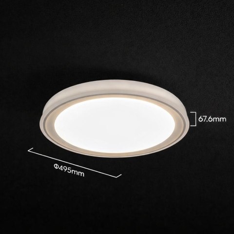 Oprawa sufitowa plafon 30/60W LED 50cm 3w1 ściemnialna złota pilot CCT VT-85030 3000K-6500K 6000lm
