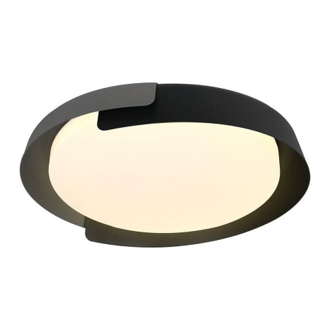Oprawa sufitowa plafon 48W LED 50cm 3w1 ściemnialna czarny/szary BT pilot CCT VT-84020 3000K-4000K-6000K 5760lm