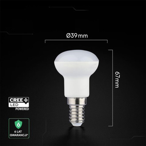 Żarówka LED V-TAC CREE CHIP 2,9W E14 R39 VT-239 3000K 250lm 6 lat gwarancji