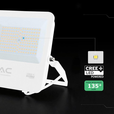 100W FLOODLIGHT(1M WIRE)LED BY CREE6500K WHITE BODY (135LM/W) 6YRS WARRANTY IP65