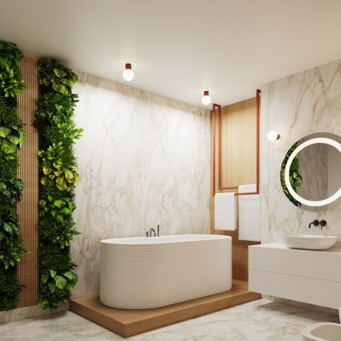 Kinkiet HALO ochra czerwona IP44