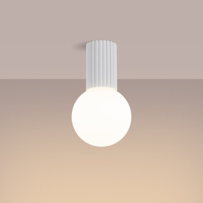 Sollux Lighting Plafon HALO biały IP44