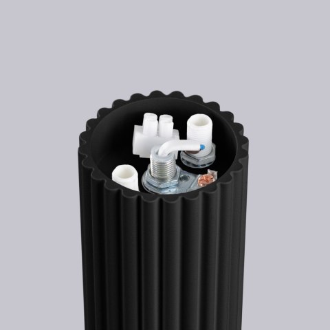 Plafon HALO czarny IP44