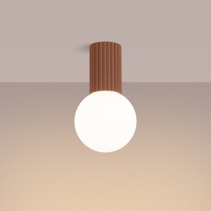 Sollux Lighting Plafon HALO mocca IP44