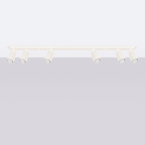 Plafon KARBON 6L beżowy