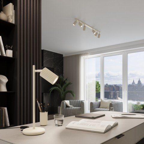 Plafon KARBON 6L beżowy