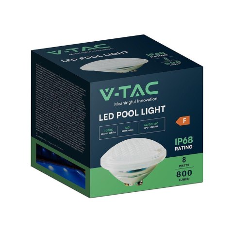 Żarówka LED V-TAC basenowa 8W PAR56 VT-1258 3000K 800lm