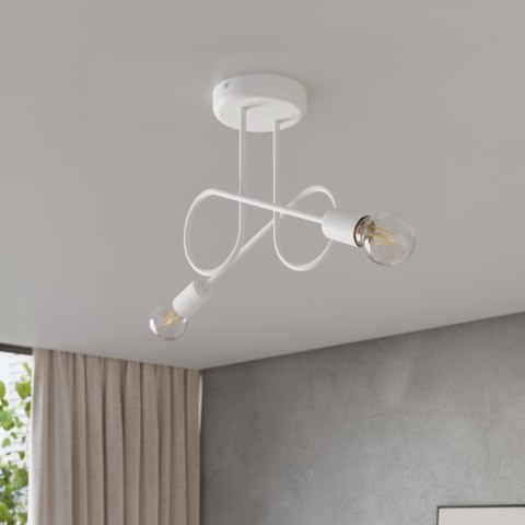 Żyrandol LOOP 2 biały