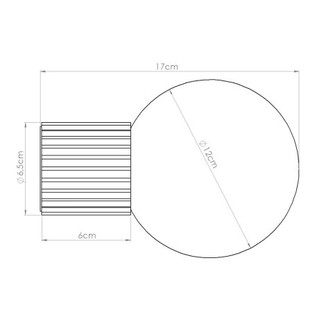 Kinkiet HALO brzoskwiniowy IP44