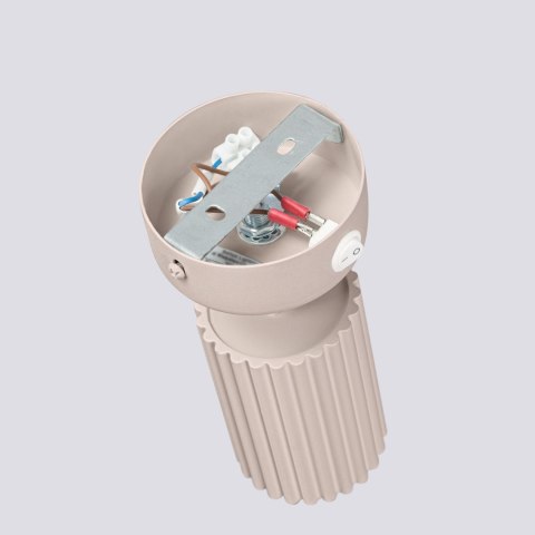 Kinkiet KARBON taupe z włącznikiem