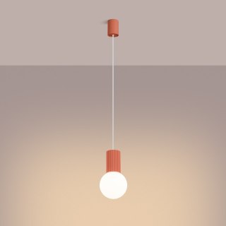 Sollux Lighting Lampa wisząca HALO 1 brzoskwiniowa