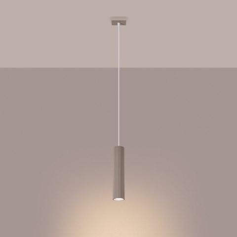 Lampa wisząca KARBON 1 taupe