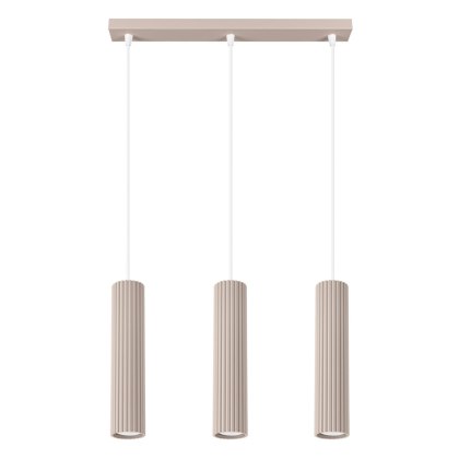 Lampa wisząca KARBON 3L taupe