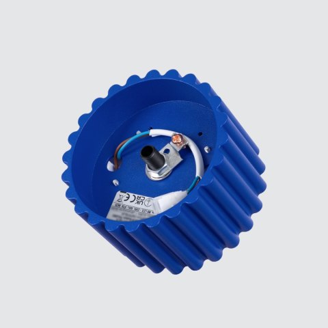 Plafon TUBA RYFLOWANA KARBOWANA  AURA 1 ultramaryna  Gx53 Sollux