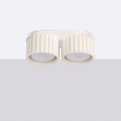 Plafon AURA 2 beżowy Gx53