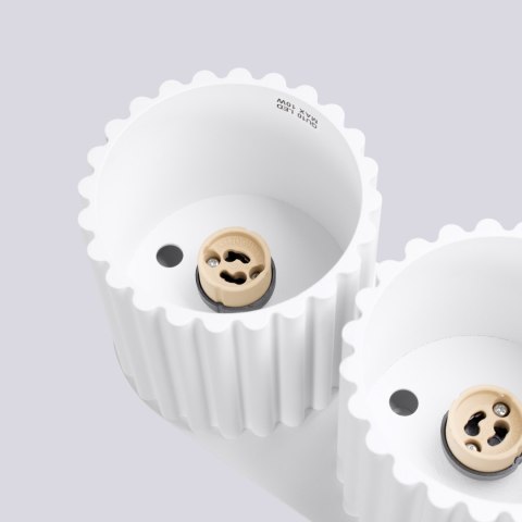 Plafon AURA 2 biały GU10