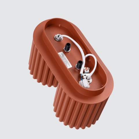 Plafon AURA 2 ochra czerwona GU10