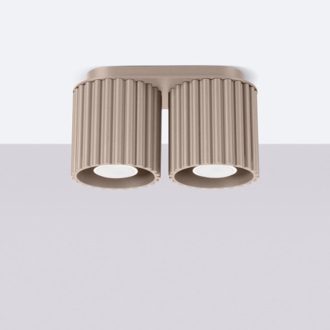 Plafon AURA 2 taupe GU10