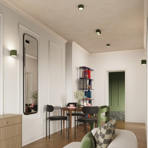 Plafon AURA 2 zielony oliwkowy Gx53