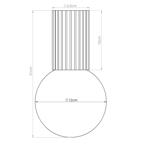 Plafon HALO taupe IP44