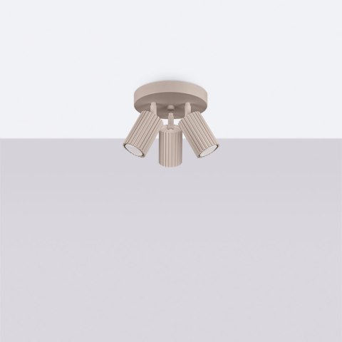 Plafon KARBON 3P taupe