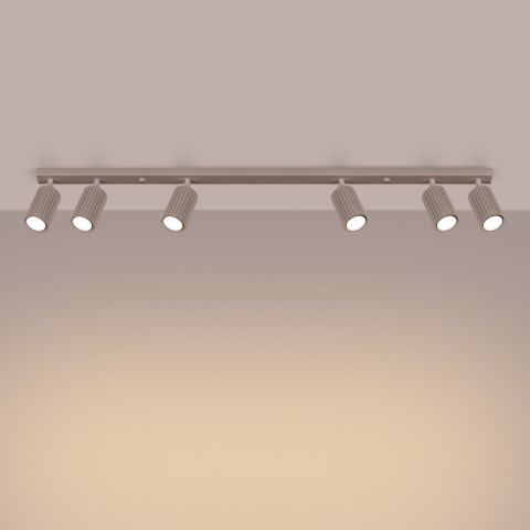 Plafon KARBON 6L taupe