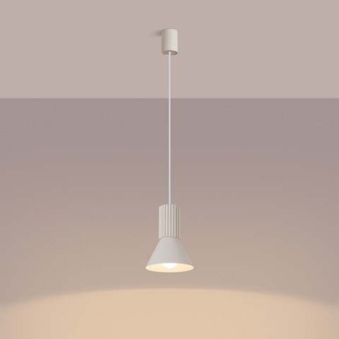 Lampa wisząca ESTRIA 1 beżowa