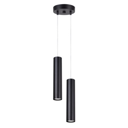 Sollux Lighting Lampa wisząca LAGOS 2P czarna