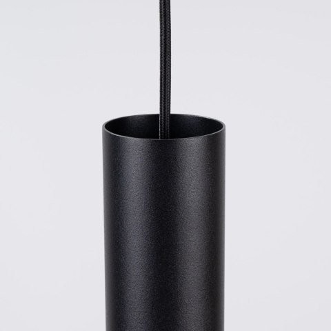 Lampa wisząca PELTA 1 czarna/beżowa