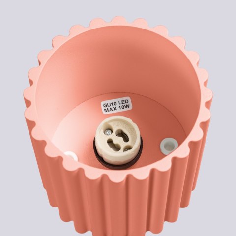 Plafon AURA 1 brzoskwiniowy GU10