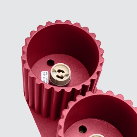 Plafon AURA 2 burgund GU10