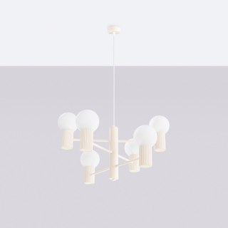 Żyrandol HALO 6 beżowy