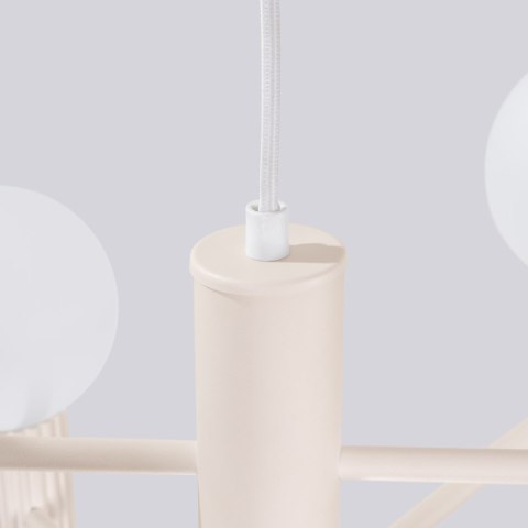 Żyrandol HALO 6 beżowy