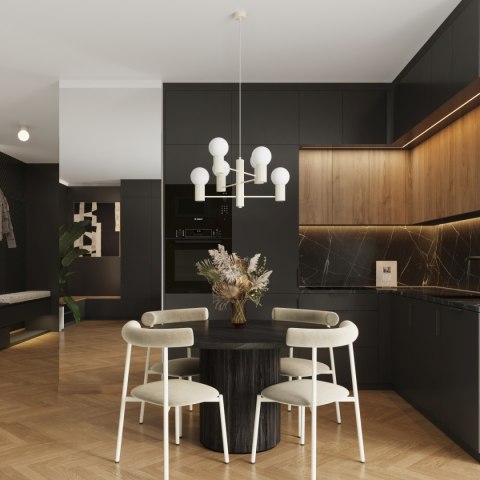 Żyrandol HALO 6 beżowy