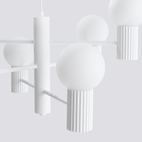 Żyrandol HALO 6 biały