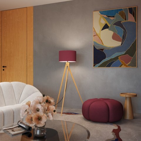 Lampa podłogowa NATT burgund