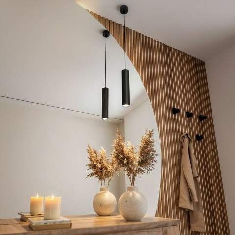 Lampa wisząca 1 x GU10 ESLA KJ2118 czarny