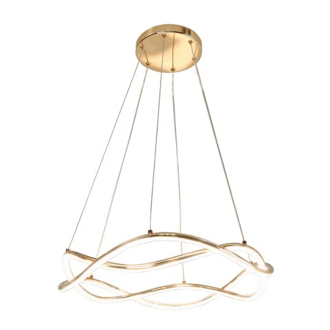 Lampa wisząca Infania złota LED CCT Light Prestige