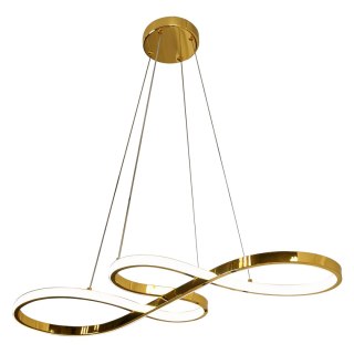 Lampa wisząca Twist złota LED CCT Light Prestige